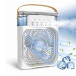 Aire Acondicionado 3 en 1  Ventilador Portátil Humidificador y aromatizador - Imagen 6