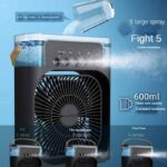 Aire Acondicionado 3 en 1  Ventilador Portátil Humidificador y aromatizador - Imagen 9