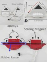 LIMPIA VIDRIO MAGNETICO TRIANGULAR - Imagen 8