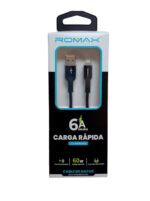 CABLE PARA IPHONE 66W ROMAX 6A