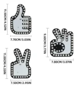 Letrero Mano Led Luz - Imagen 6