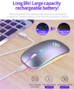 MOUSE INALAMBRICO LED 8 - Imagen 5