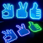 Letrero Mano Led Luz - Imagen 7