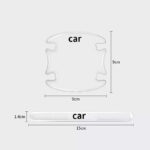 Protector Para Manijas De Carro Transparente Adhesivo - Imagen 4