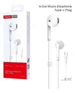 T-R19C Audífono con Tipo C Cable Tipo Boton Tranyoo