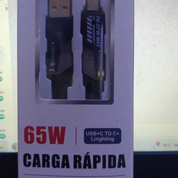 CABLE  Ewtto 4 EN 1 65W METALICO