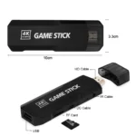 CONSOLA GAME STICK X2 MANDOS RECARGABLES - Imagen 11