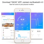 Balanza Digital Bluetooth Negro - Imagen 2