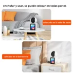 Cámara de Seguridad Para Hogar  Interior Wifi Con Pantalla - Imagen 2