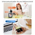 Cámara de Seguridad Para Hogar  Interior Wifi Con Pantalla - Imagen 4