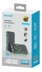 Power Bank con Carga Solar 40000mAh SANCI - Imagen 2