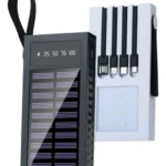 POWER BANK 40000MAH SOLAR LUZ LED USB TIPO C SANCI