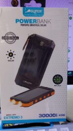 POWER BANK SOLAR 30000 MARCA SUPER 45W - Imagen 4
