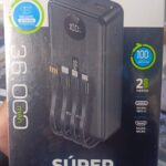 CARGADOR PORTATIL 36000 66W CON CABLE