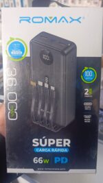 CARGADOR PORTATIL 36000 66W CON CABLE