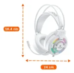Audifono Gamer, Enkore, Active 5.1 White - Imagen 4