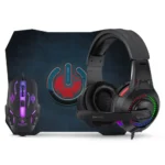 Kit Gamer Bravio 3 en1 Auricular + Mouse + Pad Mouse