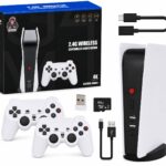 M5 PRO 4K + 2 MANDOS MODELO PLAY CONSOLA 3 INALÁMBRICOS HDMI
