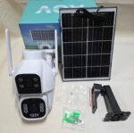 CAMARA DE SEGURIDAD VIGILANCIA 4G PANEL SOLAR CON AUDIO