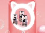 ARO DE LUZ CON OREJA DE GATO