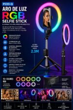 ARO 25cm RECARGABLE CON TRIPODE  P220-Q - Imagen 3