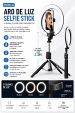 ARO 25cm RECARGABLE CON TRIPODE  P220-Q - Imagen 4